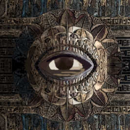 Lienzo El ojo del antiguo Egipto