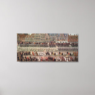 Lienzo El Ommeganck en Bruselas en 1615