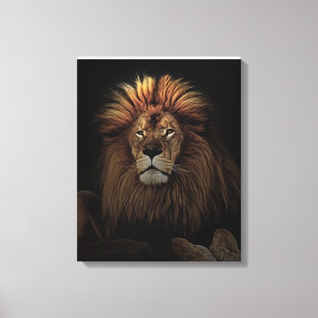 Lienzo El Orgulloso Lion Africa (Anverso)