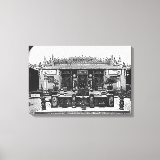 Lienzo El pabellón chino (Anverso)