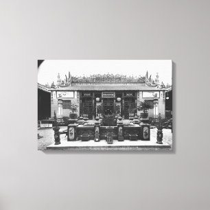 Lienzo El pabellón chino