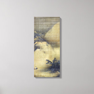 Lienzo El paisaje de las Snowy de Liang Kai