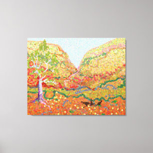 Lienzo El paisaje impresionista del Australian Outback