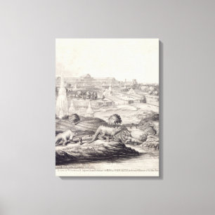 Lienzo El palacio cristalino