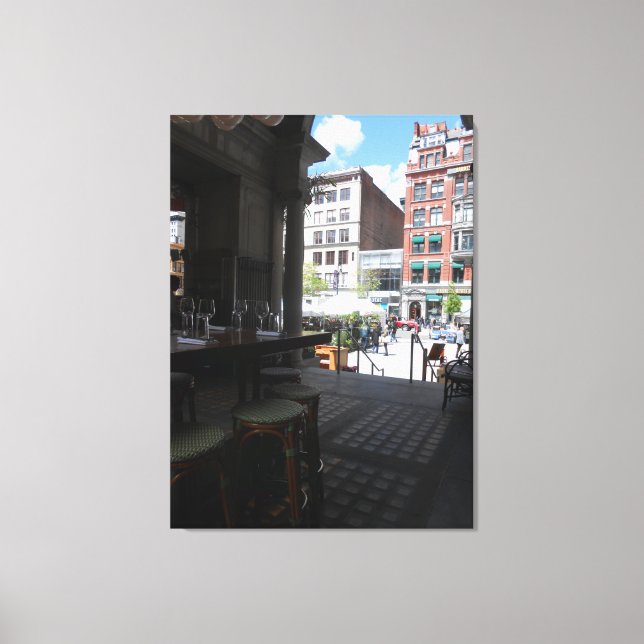 Lienzo El Palvillion "Gaye Elise Beda", "New York City, (Anverso)