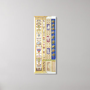 Lienzo El panel de la logia de Raphael en el Vatican, de