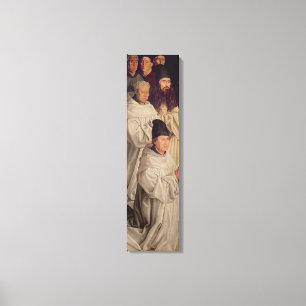 Lienzo El panel de los monjes