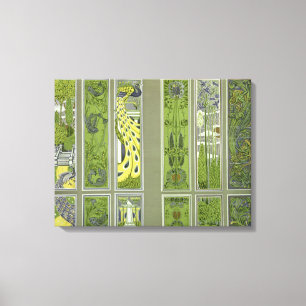 Lienzo El panel diseña, la placa III de la PU del