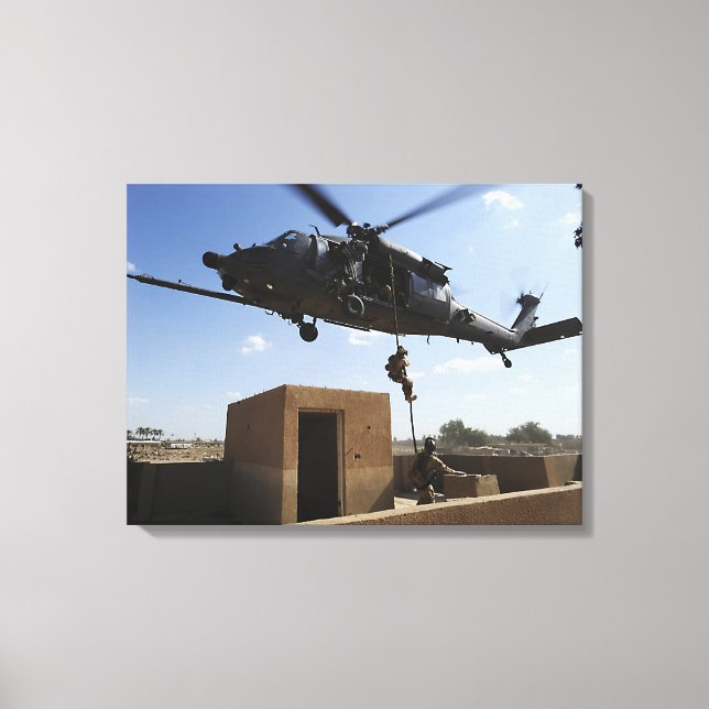 Lienzo El pararescudo de la Fuerza Aérea de Estados Unido (Anverso)