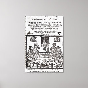 Lienzo El parlamento de mujeres, 1656