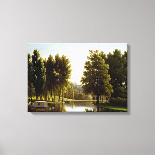 Lienzo El parque de Mortefontaine (por Bidaud)