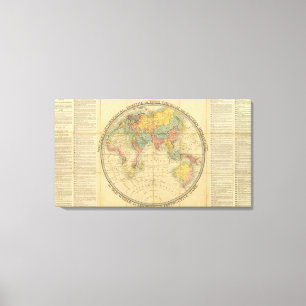 Lienzo El pasatiempo geográfico del caminante