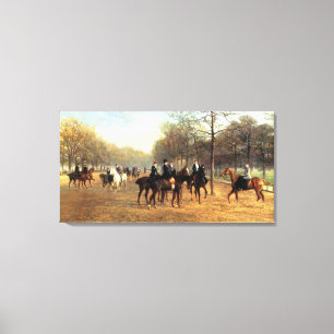 Lienzo El paseo de la mañana, fila putrefacta, Hyde Park