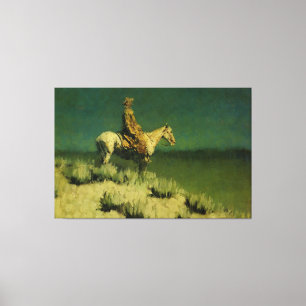 Lienzo El pastor de la noche de Federico Remington (circa