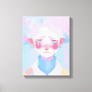 Lienzo El Payaso Llorante