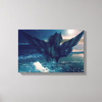 El Pegaso Negro Emergiendo Del Mar
