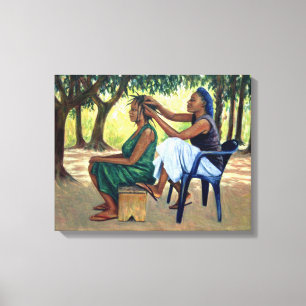 Lienzo El peluquero 2001