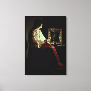 Lienzo El Penitent Magdalen, c.1638-43 (aceite en lona)