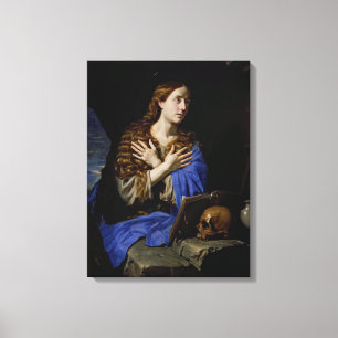 Lienzo El Penitent Magdalena, 1657