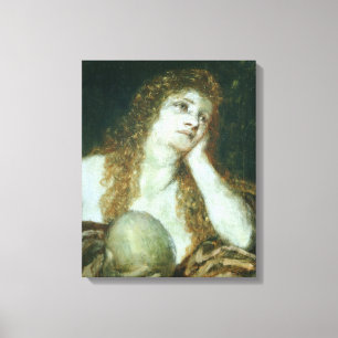 Lienzo El Penitent Maria Magdalena, 1873