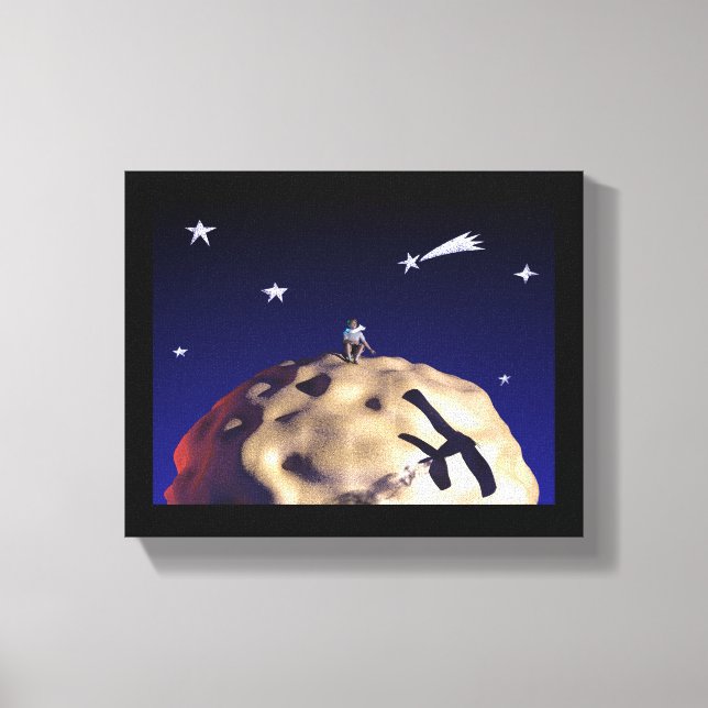 Lienzo EL PEQUEÑO PRÍNCIPE después de "Le Petit Prince -  (Anverso)