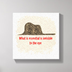 Lienzo El pequeño príncipe Grunge Wall Art