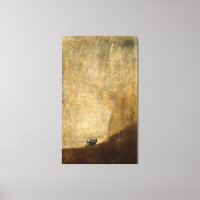 El perro (pinturas negras) de Francisco Goya 1820