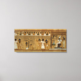 Lienzo El peso del corazón contra la pluma de Maat