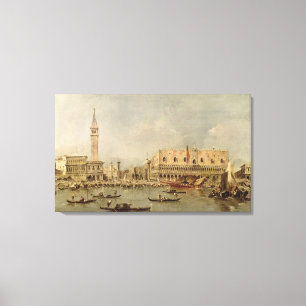 Lienzo El Piazzetta y el Palazzo Ducale