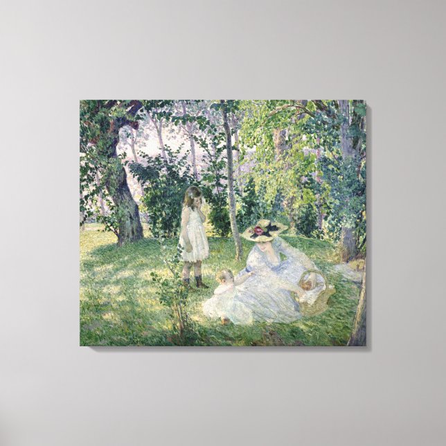 Lienzo El picnic, 1903 (Anverso)