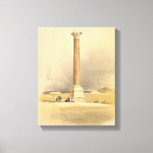 Lienzo El pilar de Pompey, Alexandría, de "Egipto y de