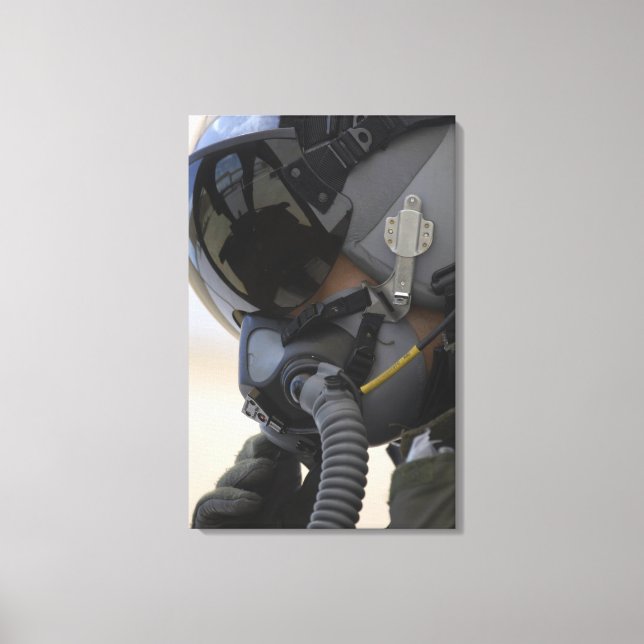 Lienzo El piloto se sienta en su perno A-10 II (Anverso)