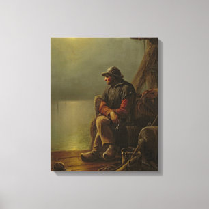 Lienzo El piloto vigila, 1851