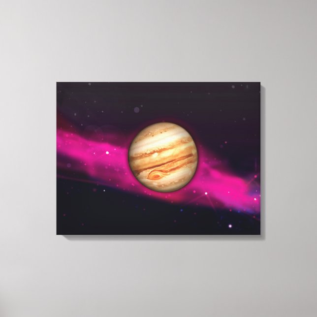 Lienzo El planeta Júpiter (Anverso)
