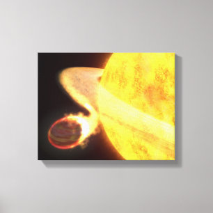 Lienzo El planeta sabido más caliente de la vía láctea