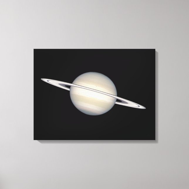 Lienzo El planeta Saturno (Anverso)
