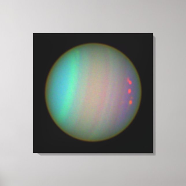 Lienzo El planeta Urano (Anverso)