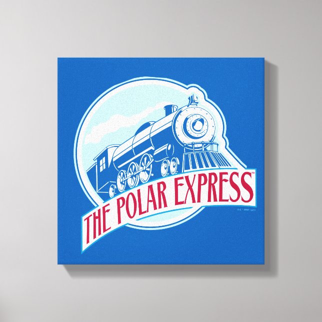 Lienzo El Polar Express | Tarjeta de tren (Anverso)