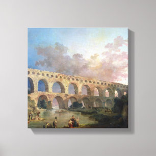 Lienzo El Pont du Gard, Nimes, c.1786