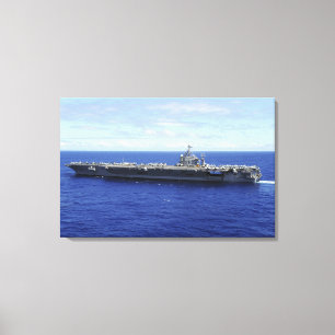 Lienzo El portaaviones USS Abraham Lincoln