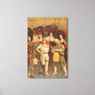 Lienzo "El poster #1 del teatro musical de mago de Oz"