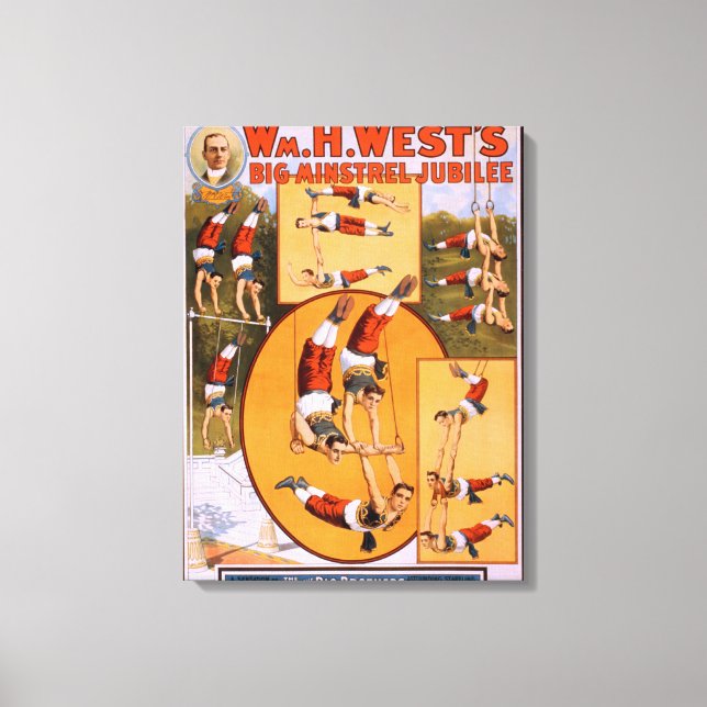 Lienzo El Poster de los Jubilee Gymnasts, gran ministro d (Anverso)