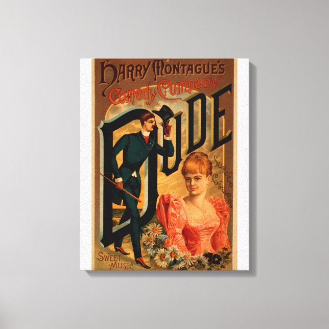 Lienzo El Poster teatral "Dude" de Harry Montague (Anverso)