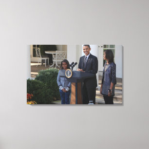 Lienzo El presidente Barack Obama indulta al