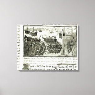 Lienzo El primer ataque contra el neumático