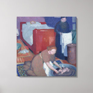 Lienzo El primer baño, c.1899