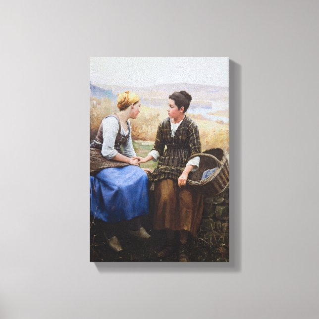 Lienzo El Primer Dolor (Simpatía en el duelo) (Anverso)