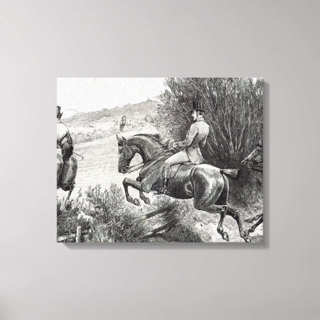 Lienzo El príncipe Alberto Caza cerca del Castillo de Bel (Anverso)