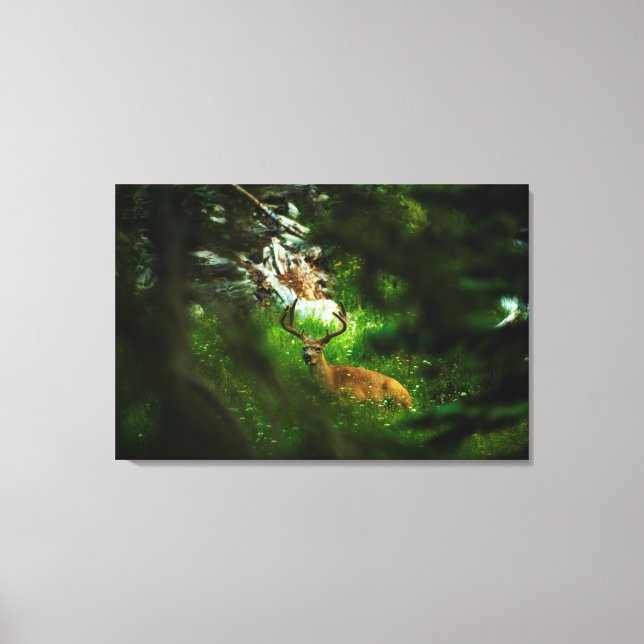 Lienzo El príncipe forestal (Anverso)