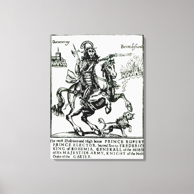 Lienzo El príncipe Rupert a caballo (Anverso)